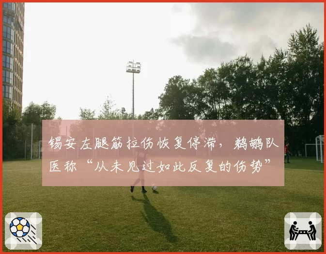 锡安左腿筋拉伤恢复停滞，鹈鹕队医称“从未见过如此反复的伤势”